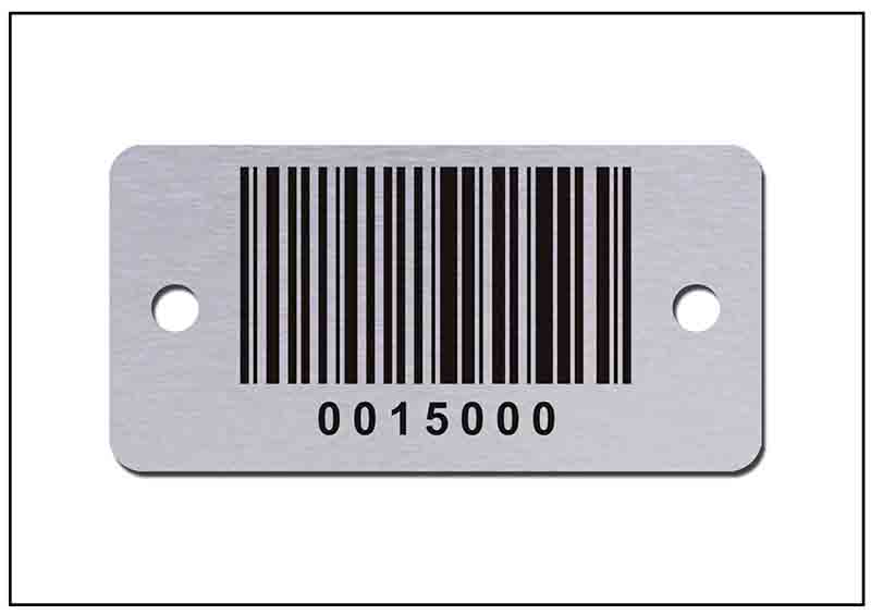 鋁合金金屬條碼銘牌標(biāo)牌