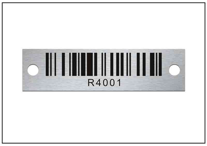 鋁合金條碼銘牌標(biāo)牌