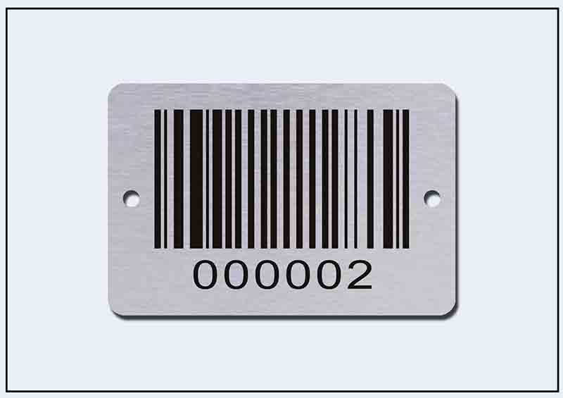 序列號(hào)鋁制條形碼銘牌標(biāo)牌