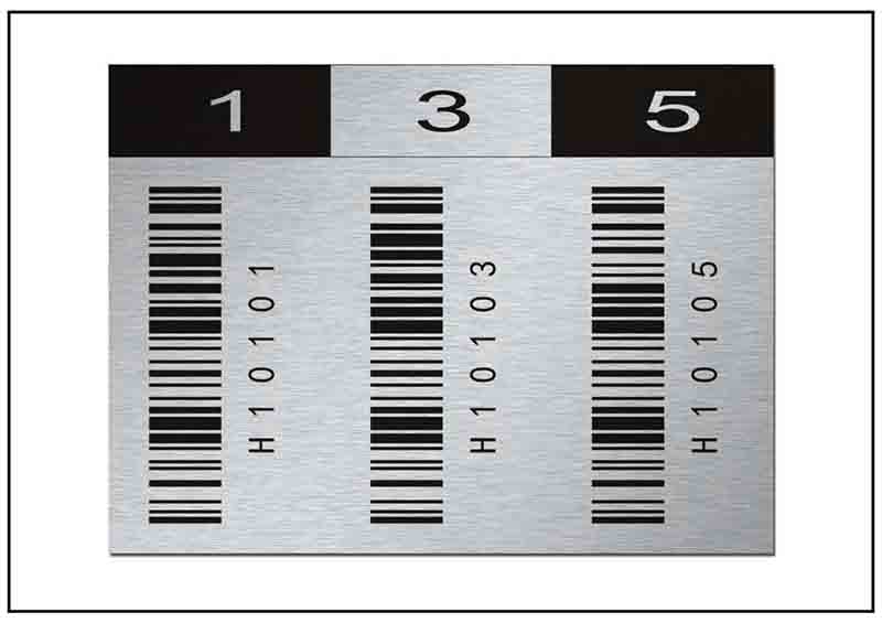 金屬條碼銘牌標(biāo)牌