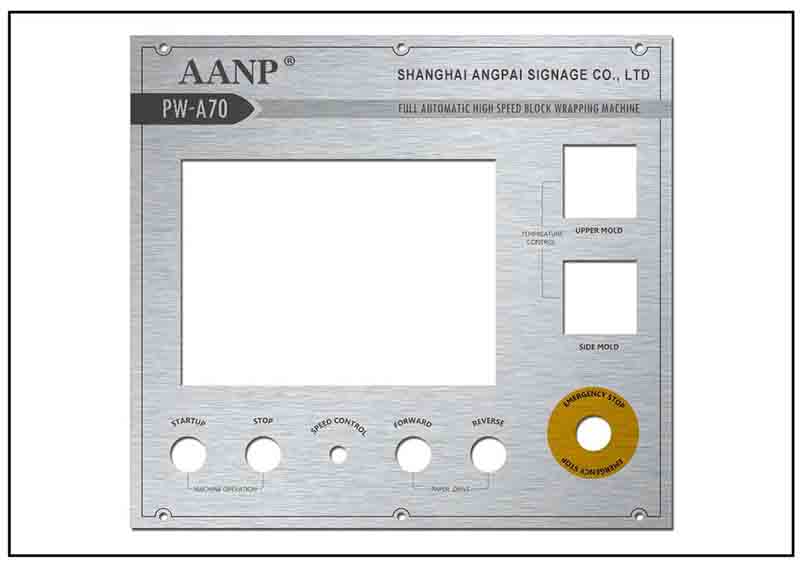 金屬指示面板銘牌標牌